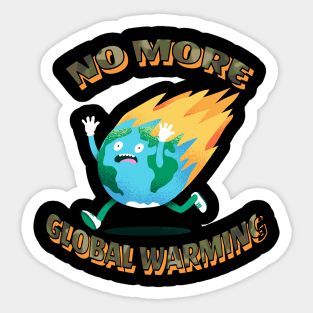 global warming Sticker